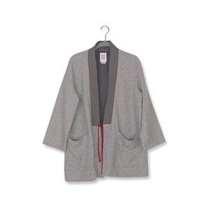 Topo Designs Gray Wool Blend Cardigan